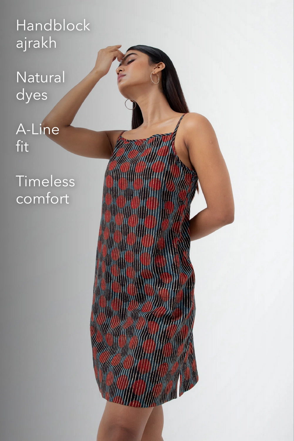 Block printed Sunset Summer Dress