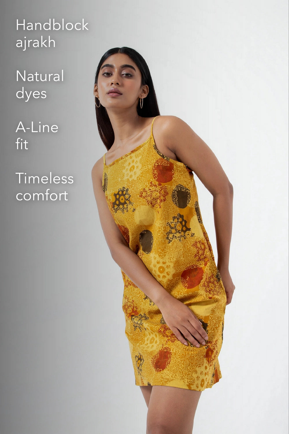 Block printed Sunshine Summer Dress