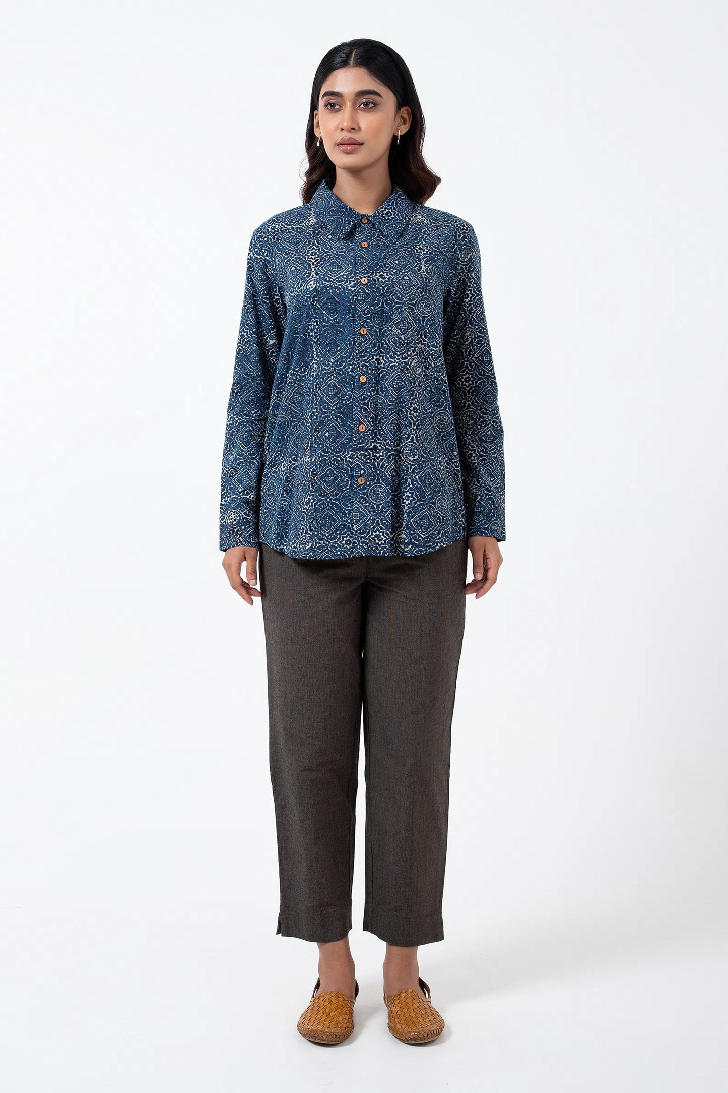Block printed Silver lining Everywhere Shirt