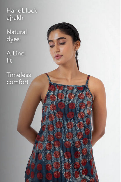 Block printed Allover Indie dress