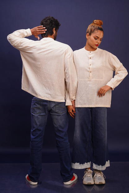 Handloom Kala Cotton Tote Shirt