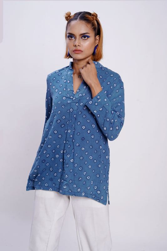 Cotton Bandhani Starry Sky Forever Kurta