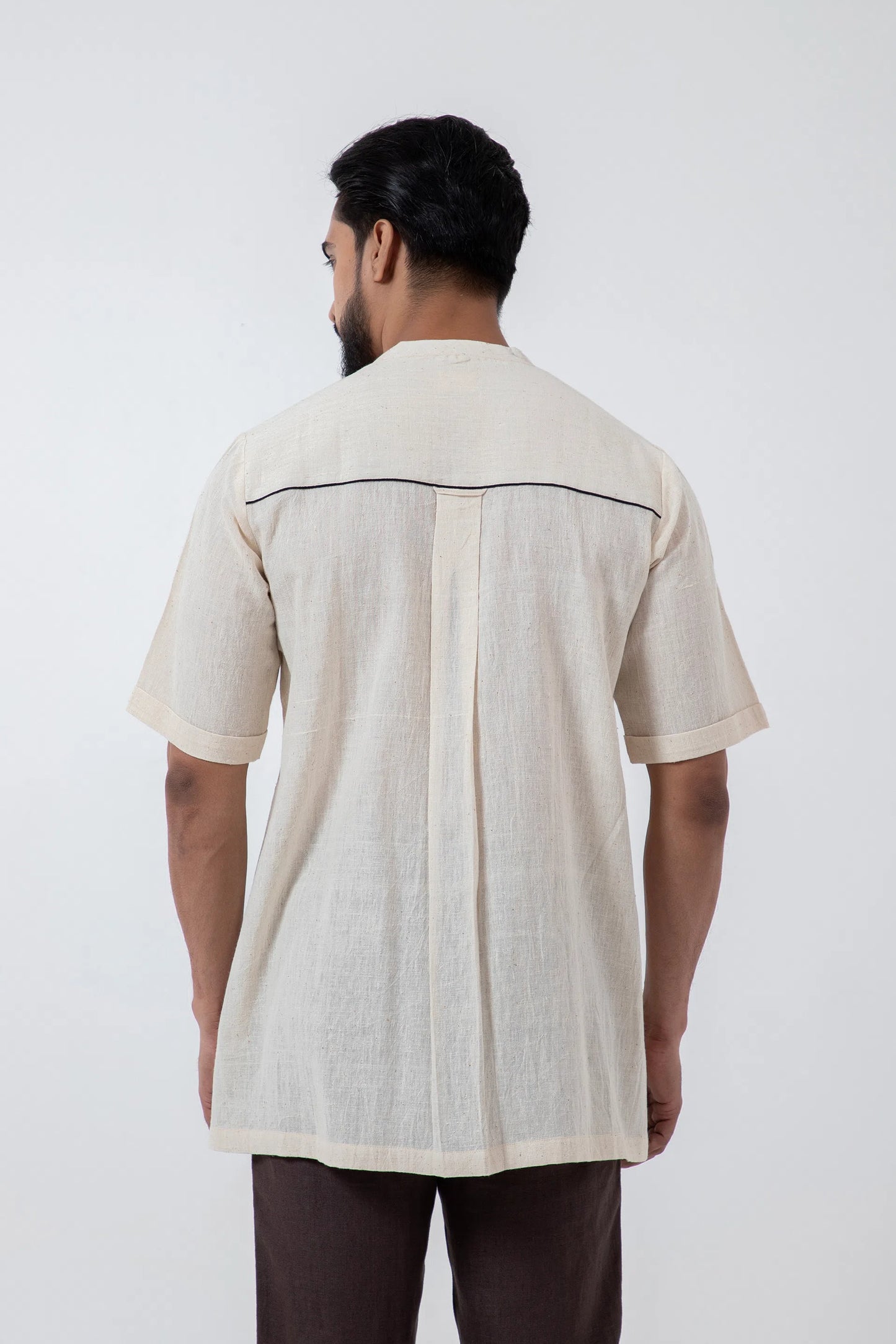 Kala Cotton Off-white Everyday Shirt