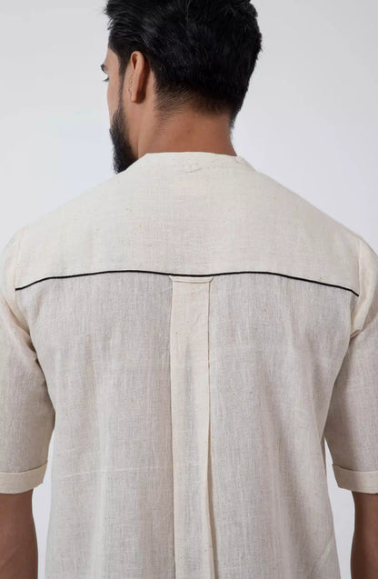 Kala Cotton Off-white Everyday Shirt