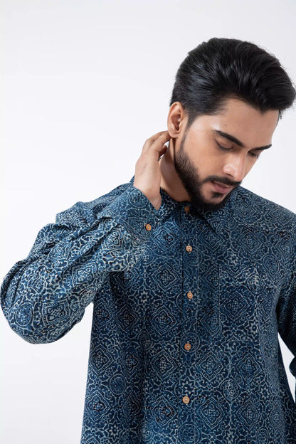 Block printed Silver lining Everywhere Shirt