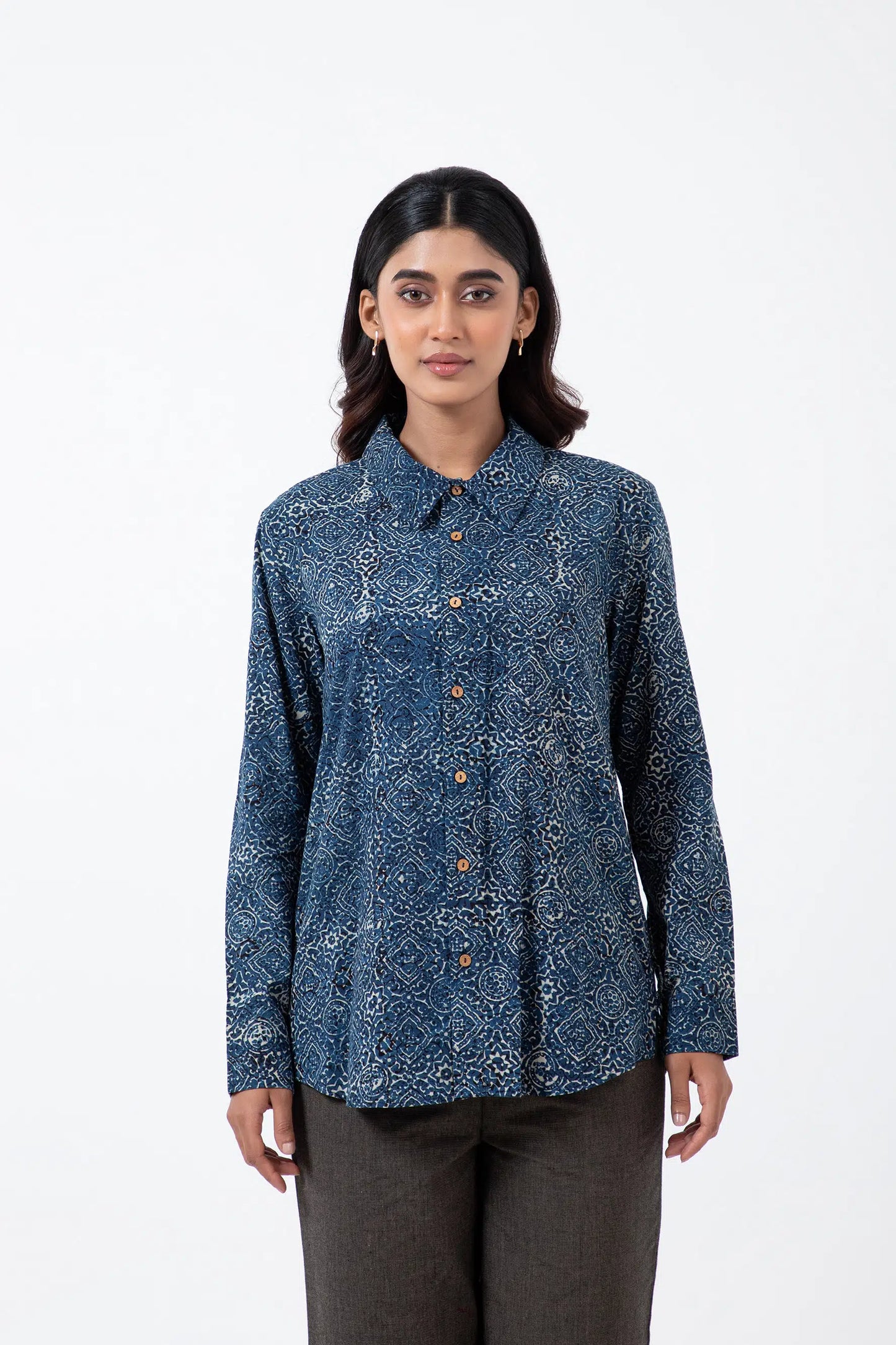 Block printed Silver lining Everywhere Shirt