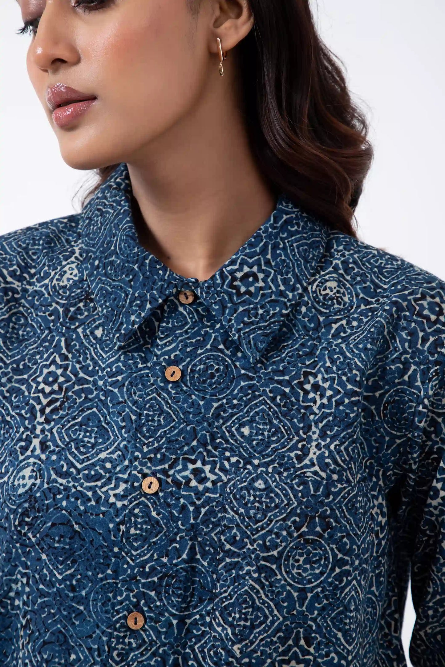 Block printed Silver lining Everywhere Shirt