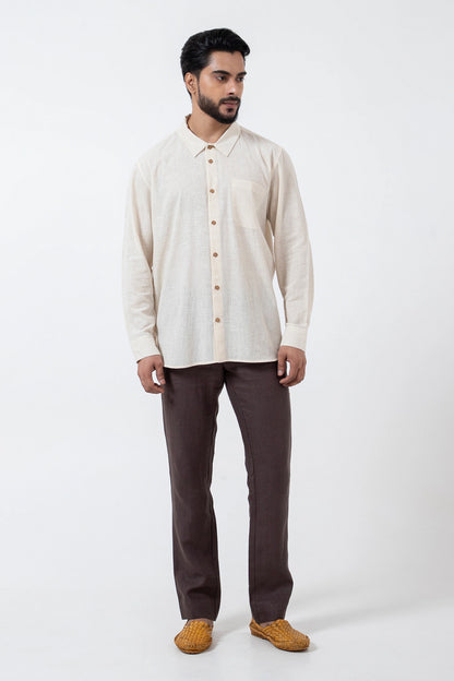 Kala Cotton Off-white Everywhere Shirt