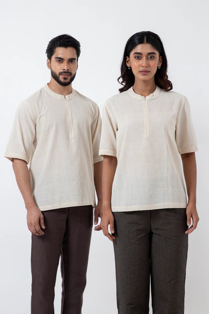 Kala Cotton Off-white Bunkar t-shirt