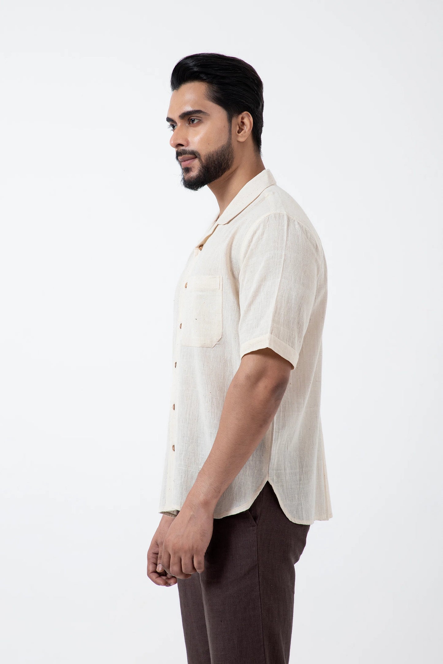 Kala Cotton Off-white Holiday Formal Shirt