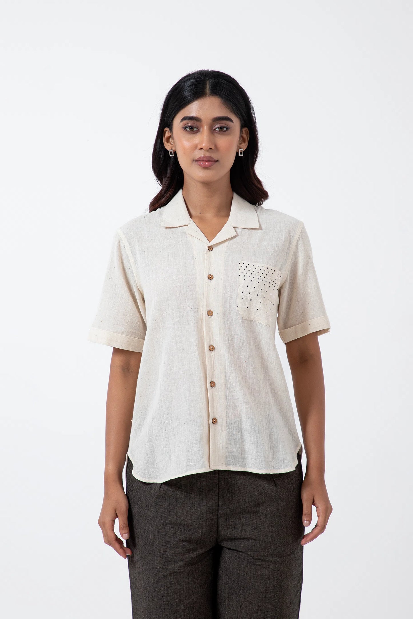 Tangaliya Weave Classic Pocket Holiday Formal Shirt