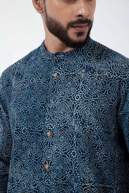 Block printed Silver lining Reliable shirt