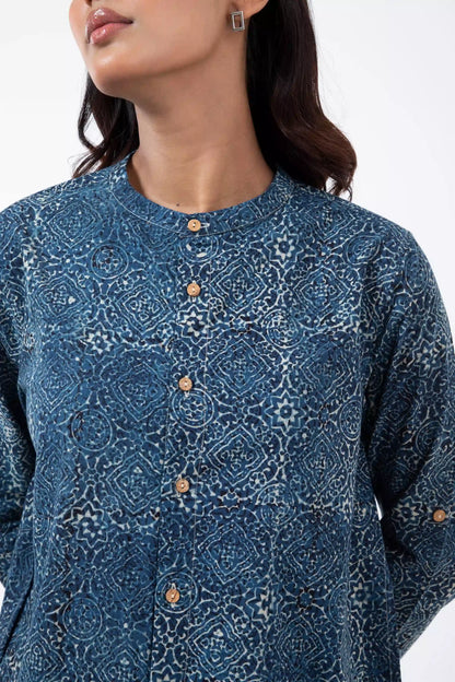 Block Printed Silver lining Reliable shirt