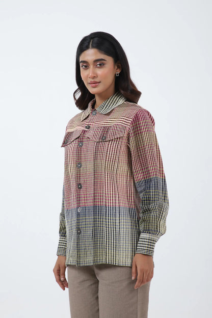 Kala Cotton Multicoloured checks Jacket