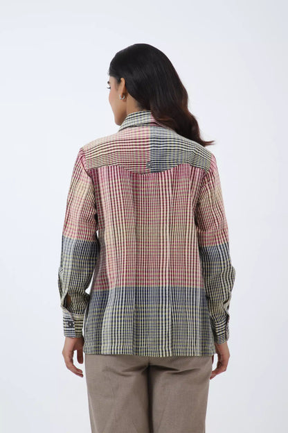 Kala Cotton Multicoloured checks Jacket