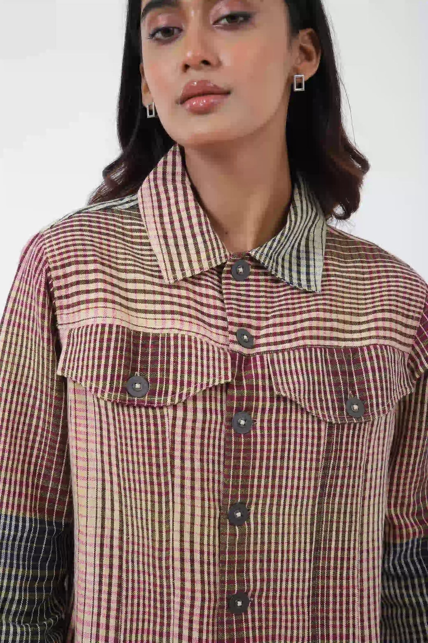 Kala Cotton Multicoloured checks Jacket