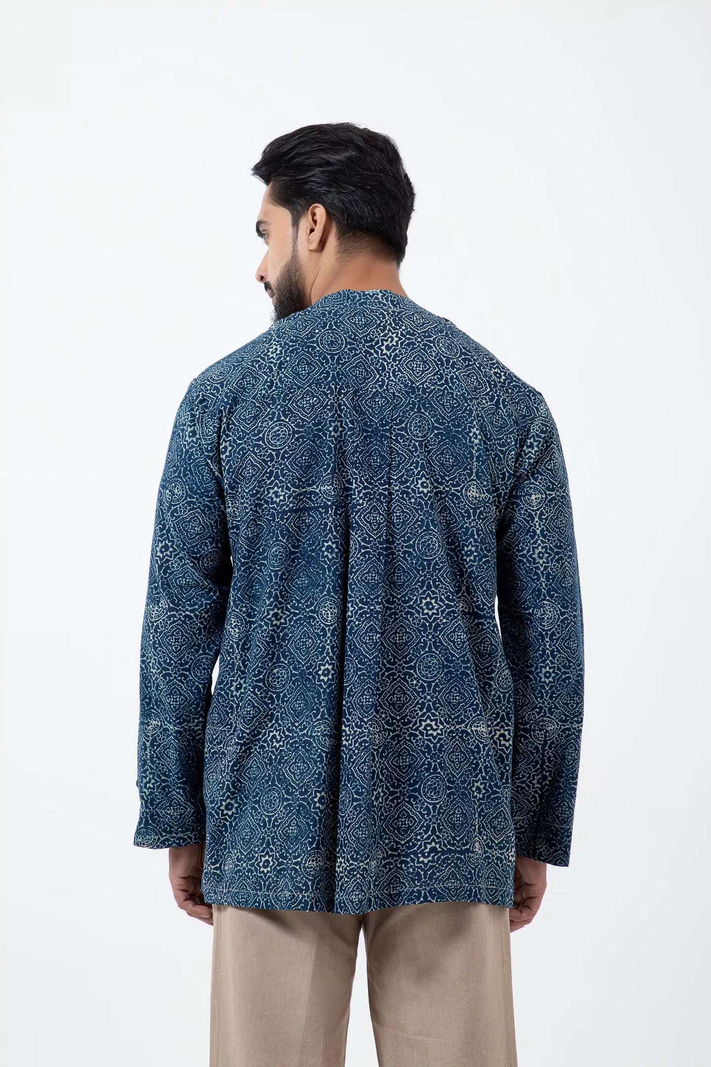 Block printed Clear sky Forever Kurta