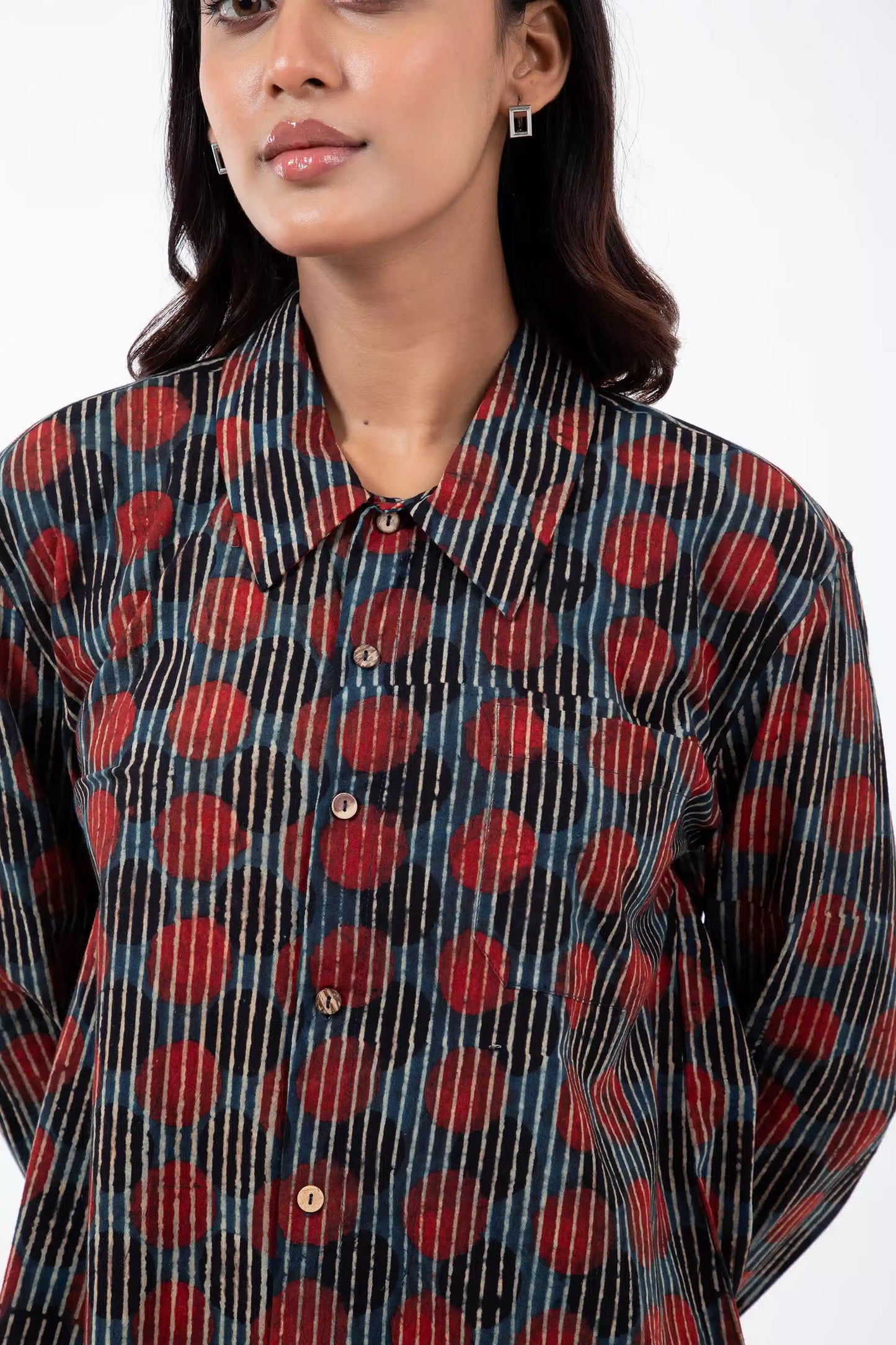 Block printed Sunset Everywhere Shirt