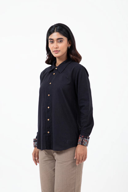 Kala Cotton Black Everywhere Shirt