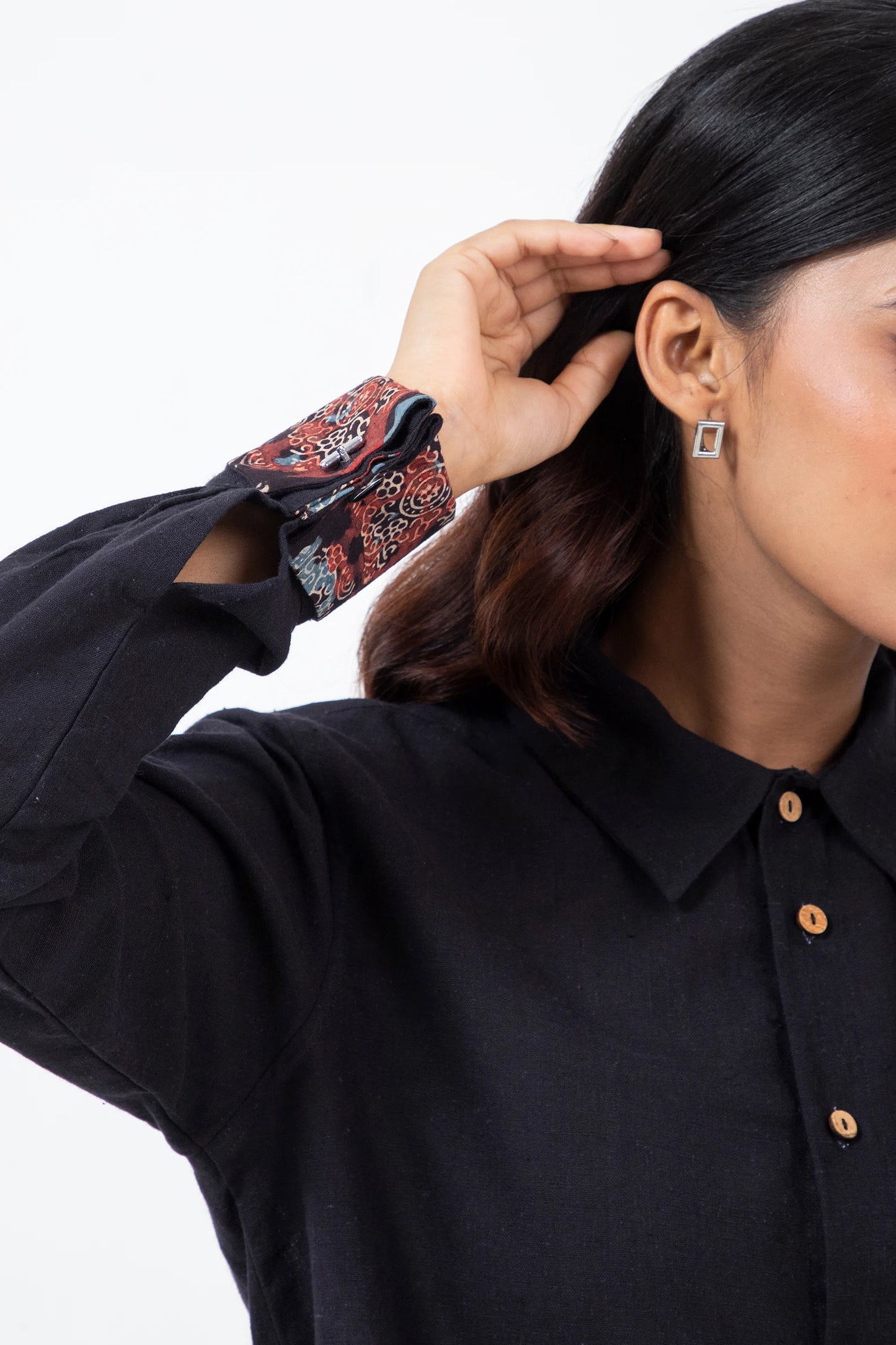 Kala Cotton Black Everywhere Shirt