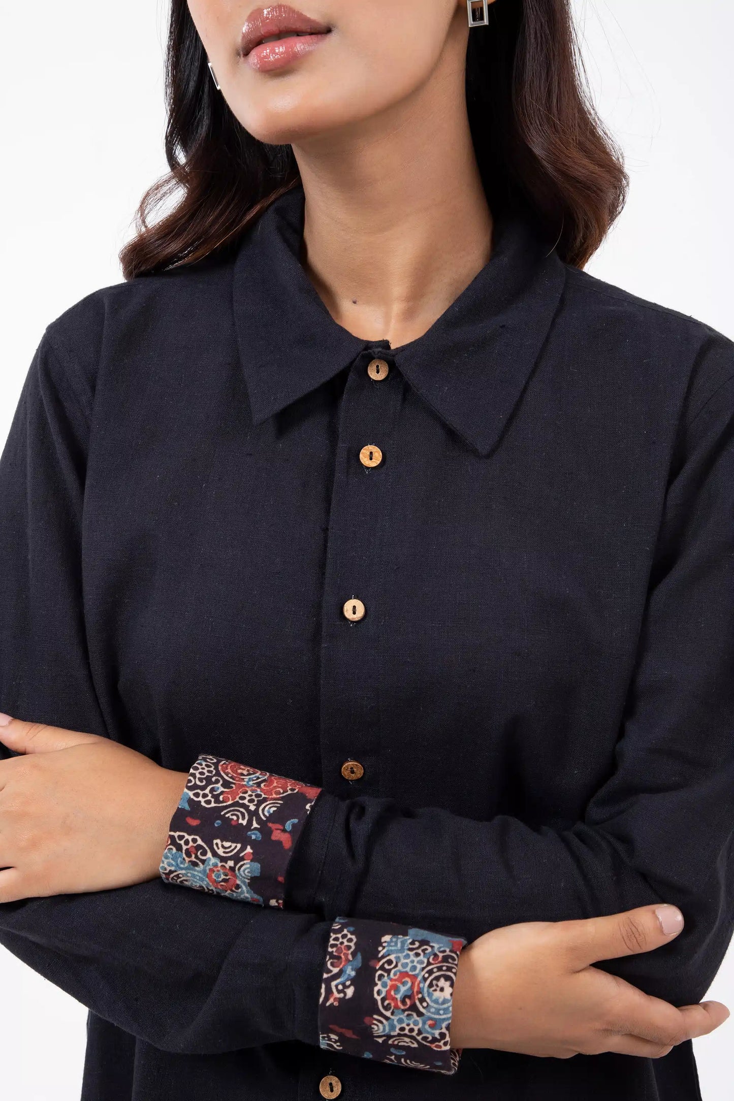 Kala Cotton Black Everywhere Shirt