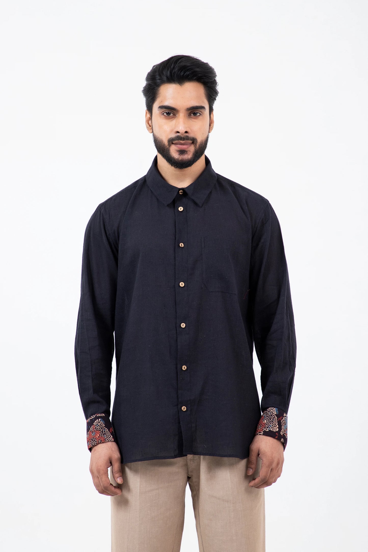 Kala Cotton Black Everywhere Shirt