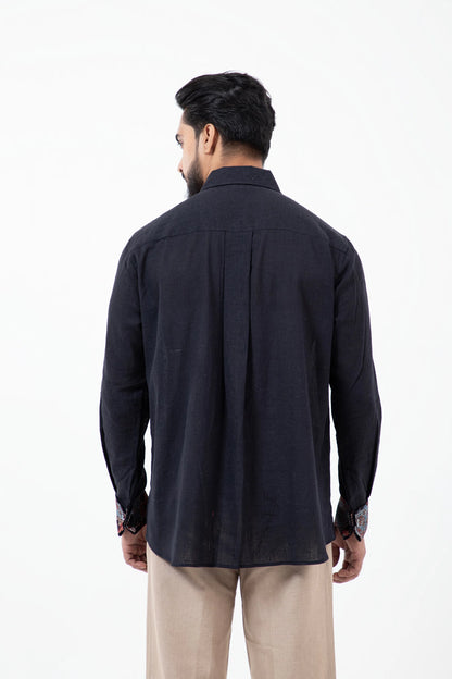 Kala Cotton Black Everywhere Shirt