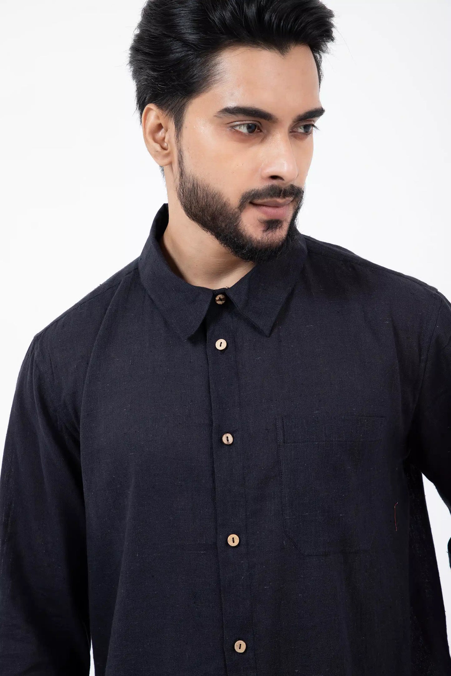 Kala Cotton Black Everywhere Shirt