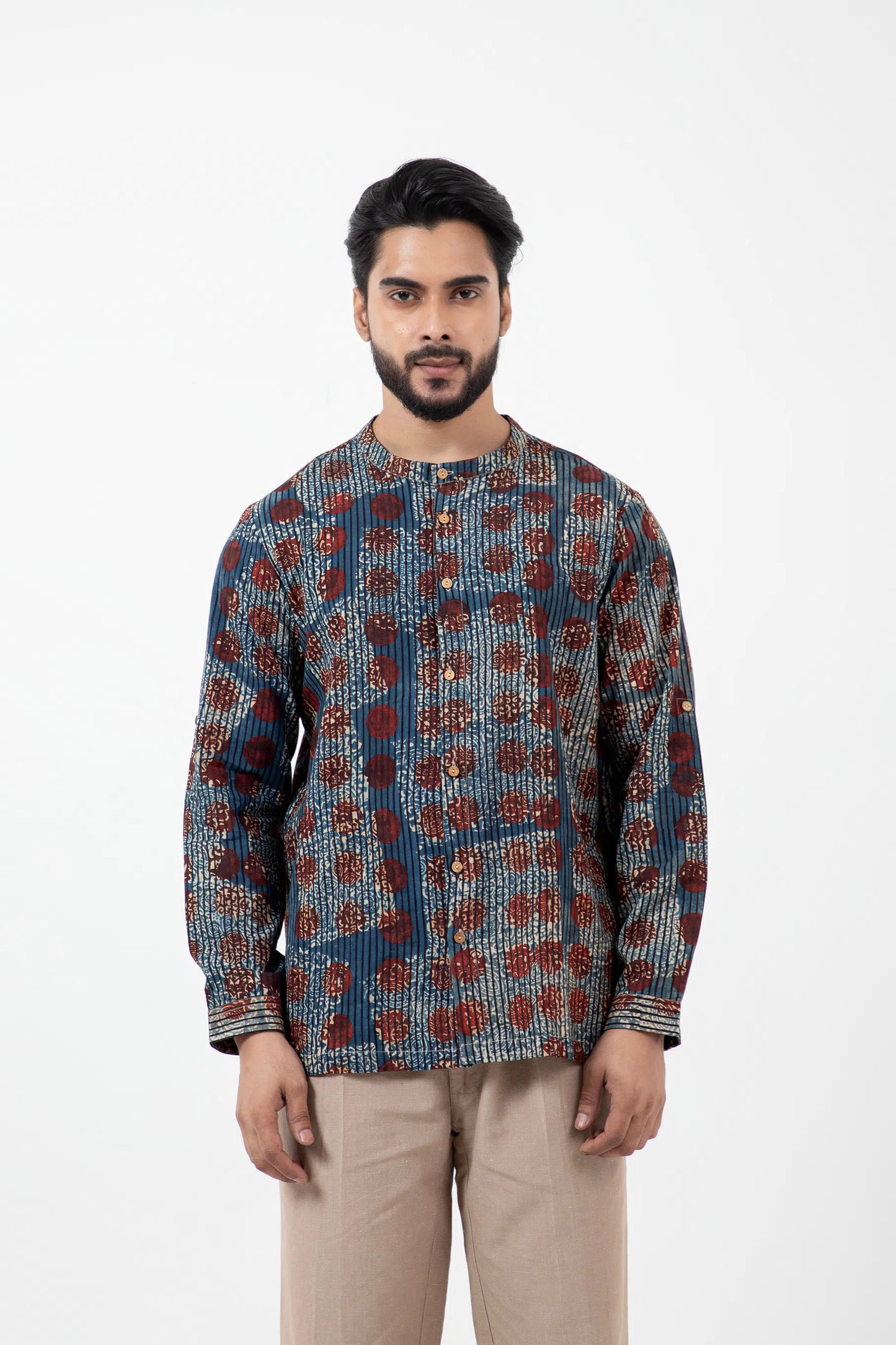 Block Printed Allover Reliable shirt