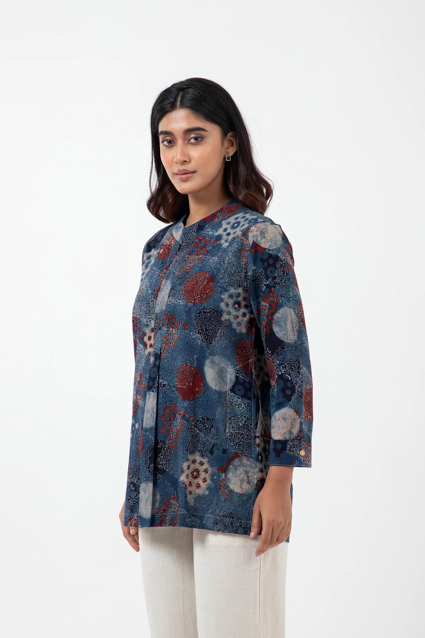 Block printed Indigo Forever Kurta