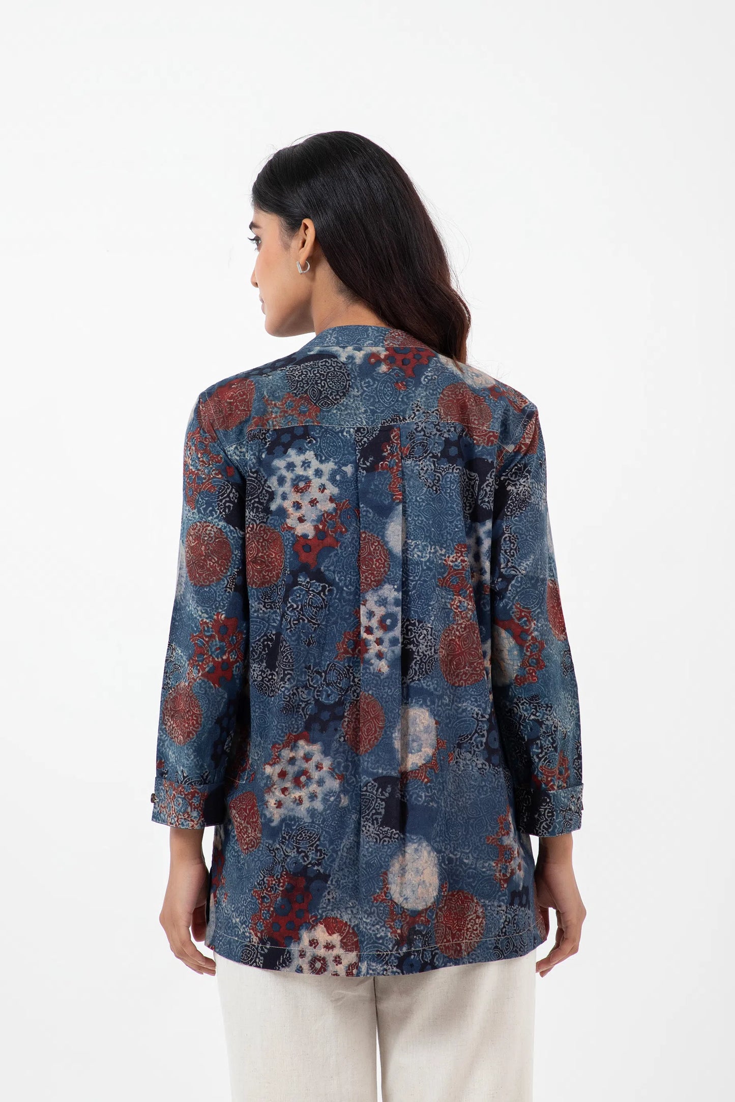 Block printed Indigo Forever Kurta