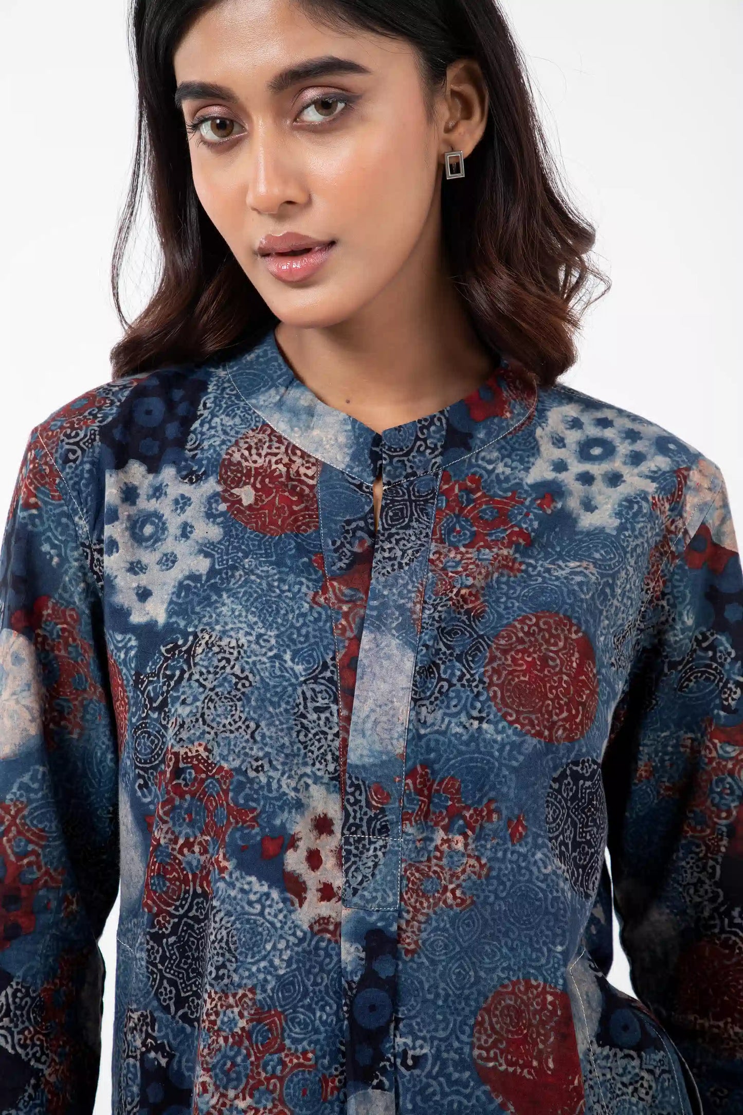 Block printed Indigo Forever Kurta