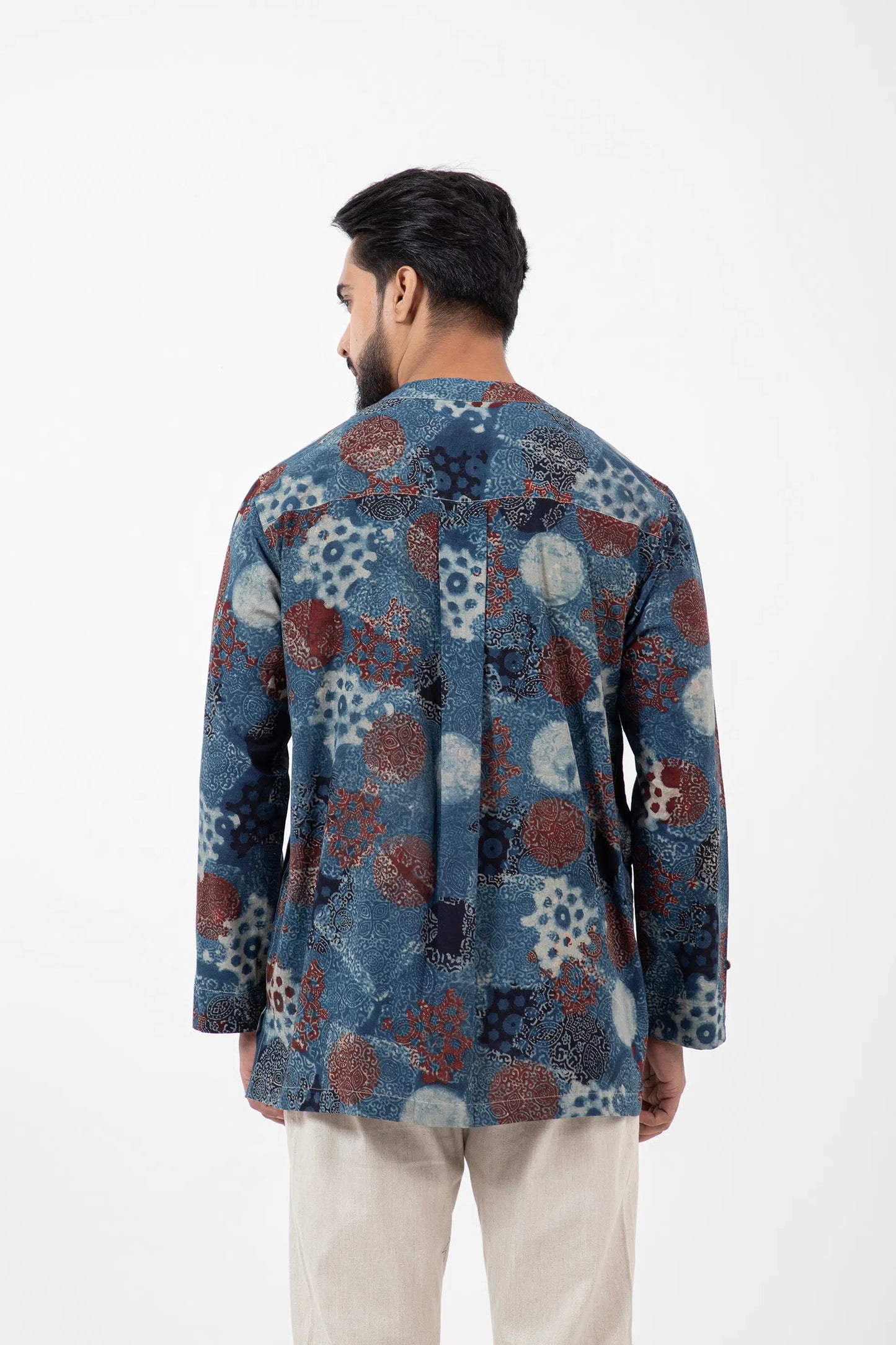 Block printed Indigo Forever Kurta