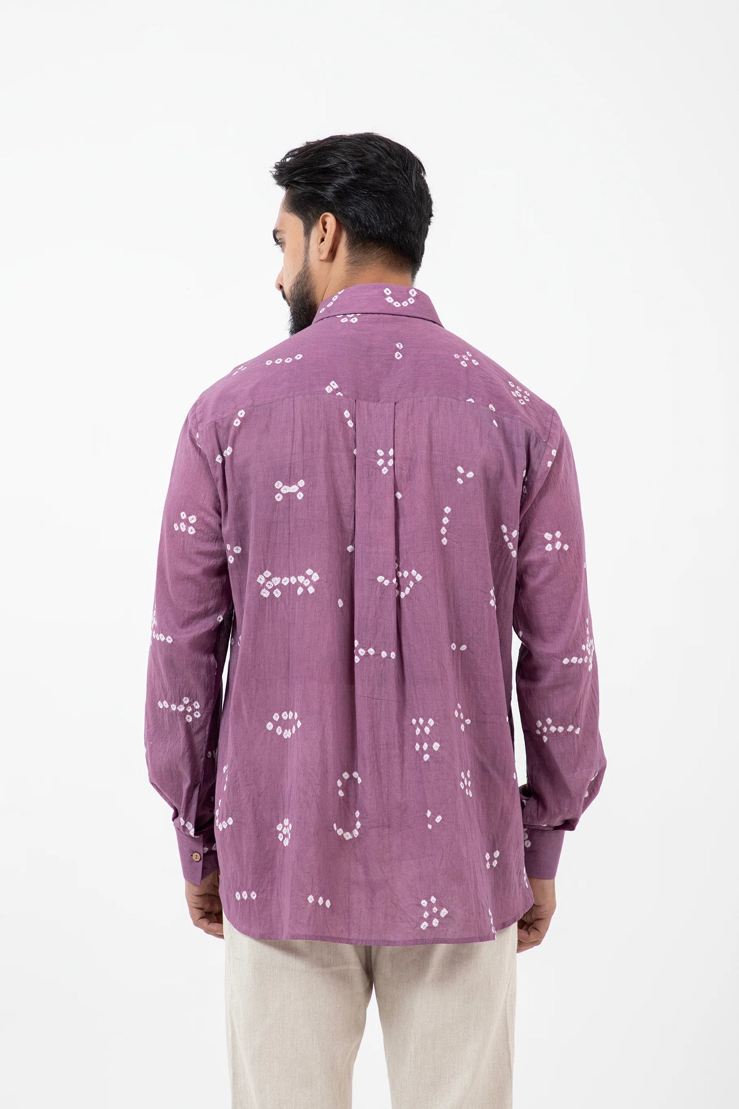 Bandhani Tribal Purple Everywhere Shirt