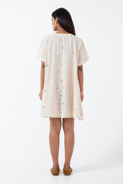 Kala Cotton Multi Mirror Zero Waste Dress