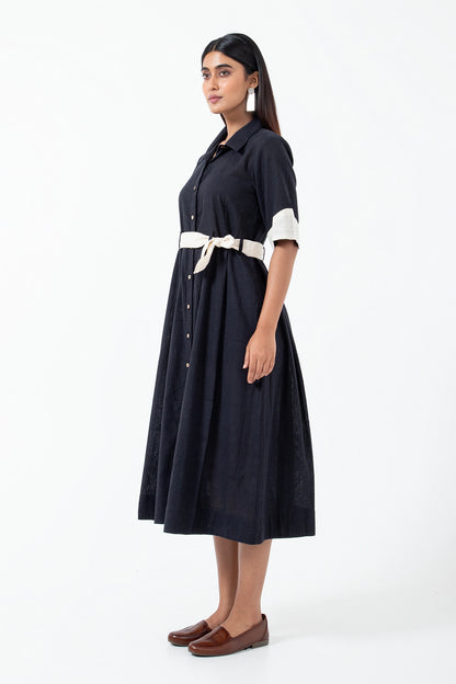 Kala Cotton Black Monday Dress