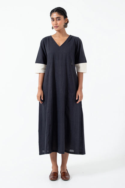 Kala Cotton Black Everyday Dress