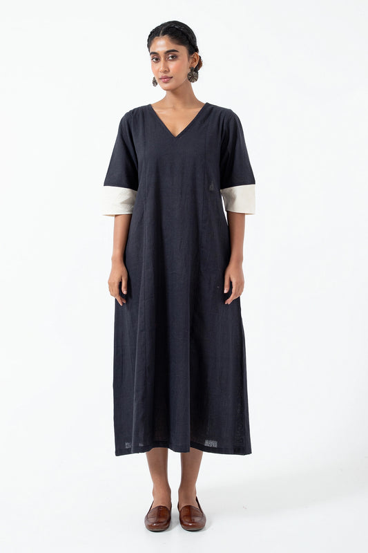 Kala Cotton Black Everyday Dress