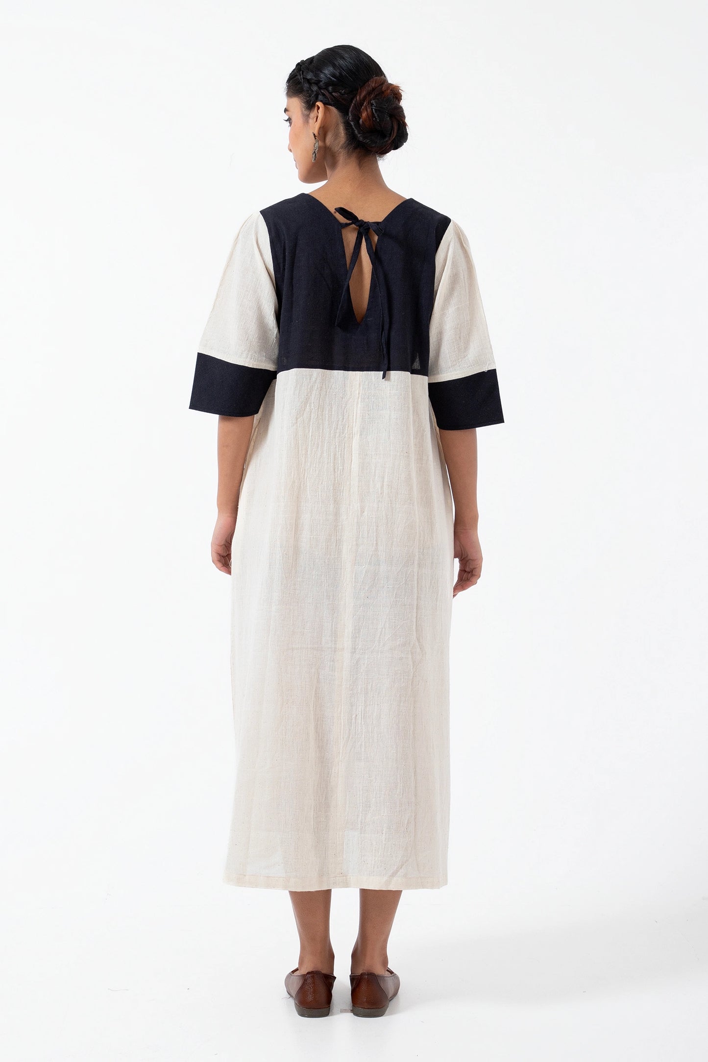 Kala Cotton Off-white Everyday Dress