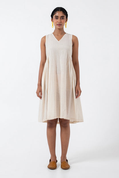 Kala Cotton Off-white Sunday Dress